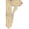 Ekena Millwork Merced Arts & Crafts Rough Sawn Bracket, Douglas Fir, 6"W x 18"D x 30"H BKT06X18X30MRC03RDF - alternate 4